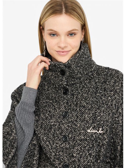 Poncho con cintura LIU JO | 2F5025T0300/00128
